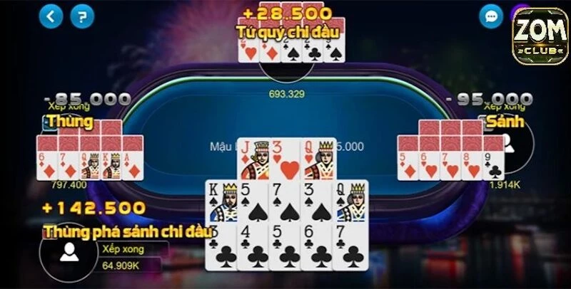 Những tựa game bài đáng chơi nhất trong ZomClub